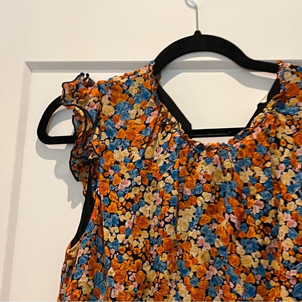 Aritzia Little Moon Rarity  Floral Tiered Midi Dress - Picture 4 of 10